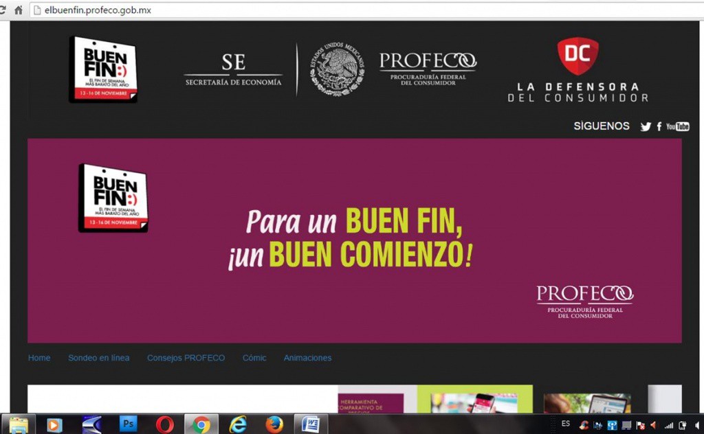 Presenta Profeco micrositio para el Buen Fin