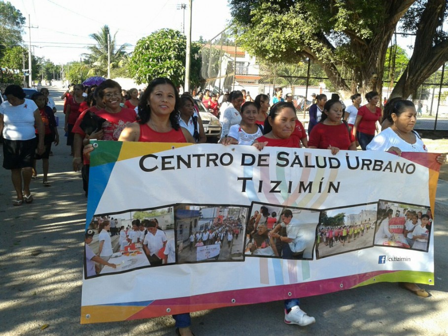Marcha en Tizimín para concientizar sobre el VIH