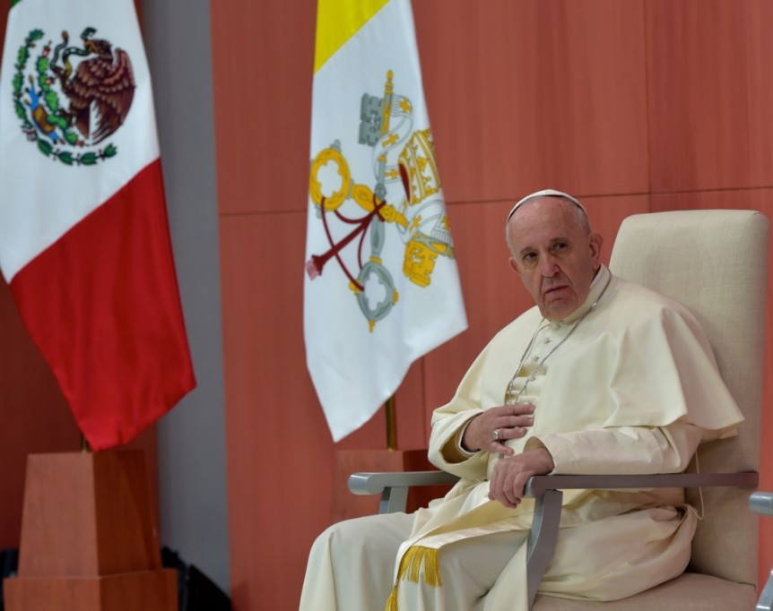 Papa Francisco pide romper círculos de la delincuencia