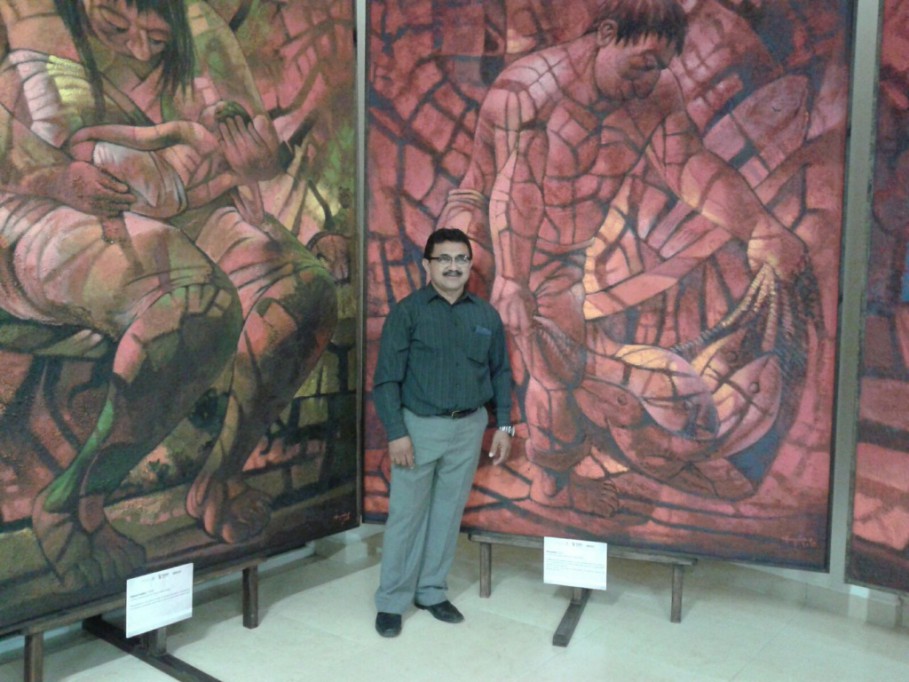 Con una exposición celebran trayectoria de pintor, en Tizimín   