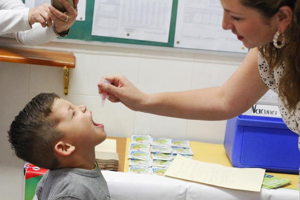 Por completarse meta en vacunación contra la polio, en Valladolid