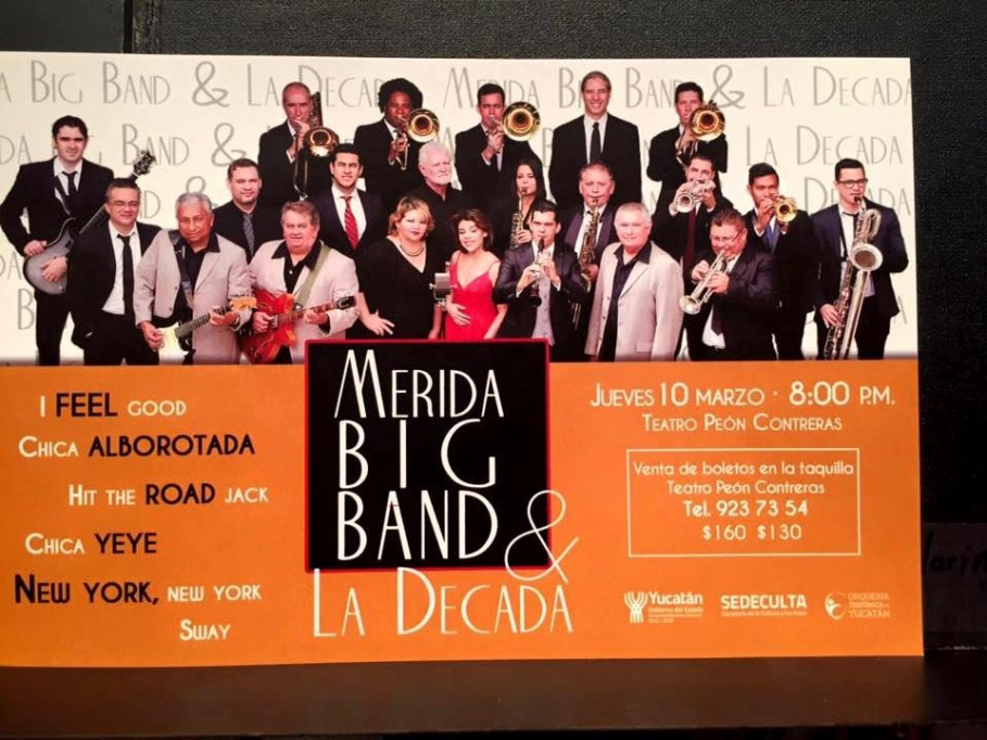 Mérida Big Band y La Década en concierto