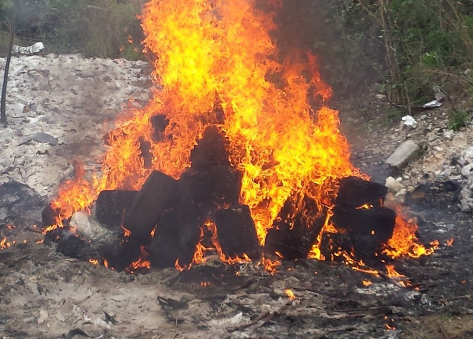 PGR Yucatán incinera narcóticos
