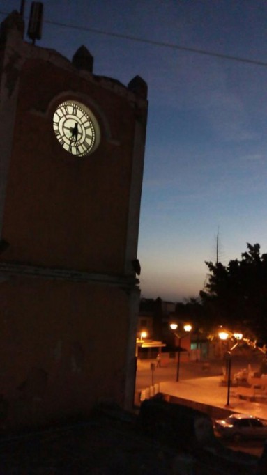 Reparan el Reloj Municipal de Sucilá