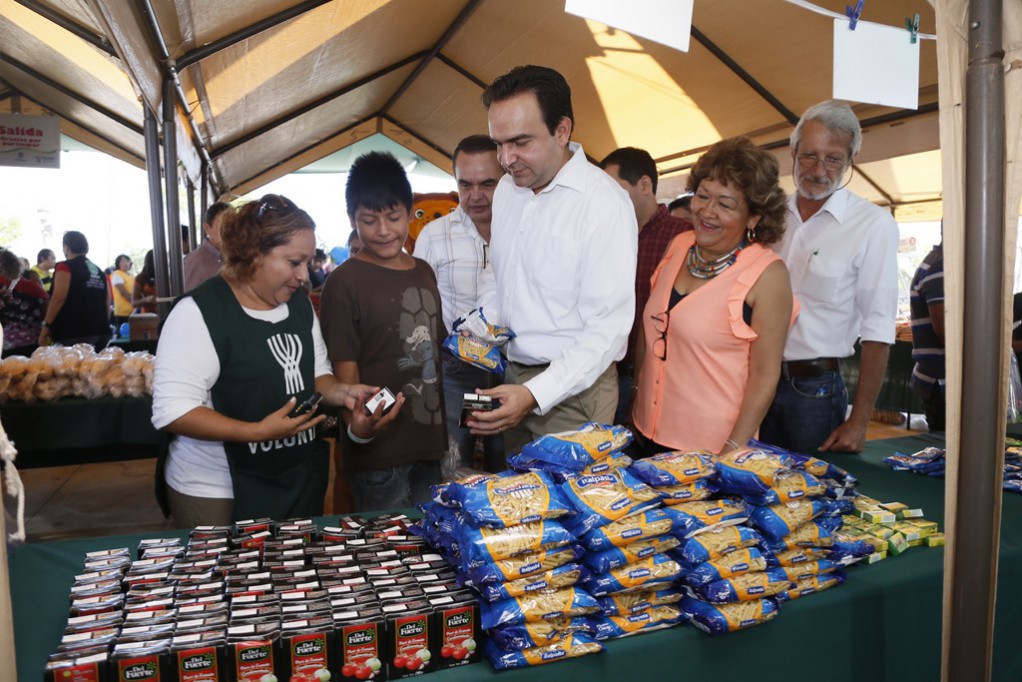 Ahora podrán cambiar cacharros por útiles escolares y pintura para casas.