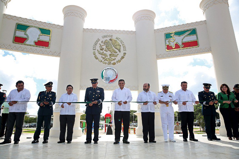 Inauguran  el parque temático Conmemorativo del Centenario del Ejercito Mexicano.