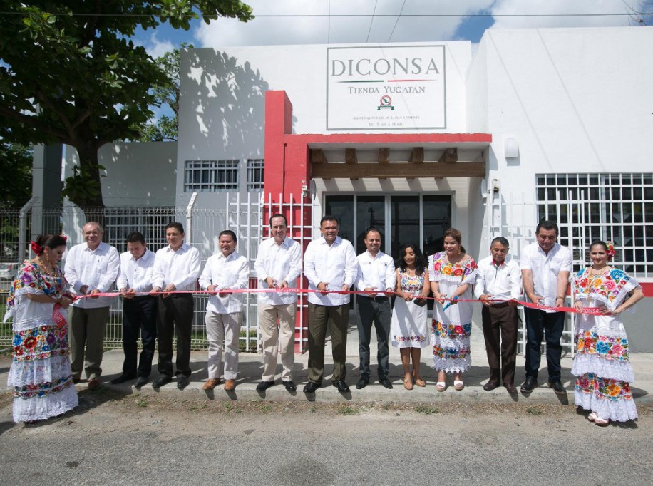 Inauguran nueva tienda sindical Diconsa