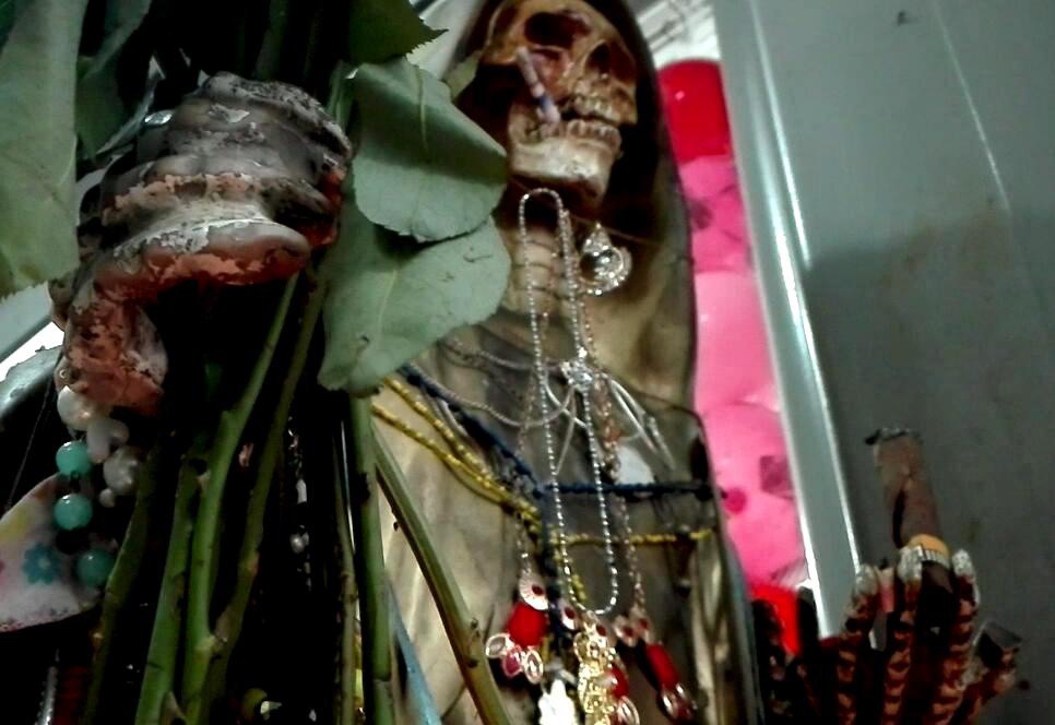 La Santa Muerte, señora del Lucas de Gálvez