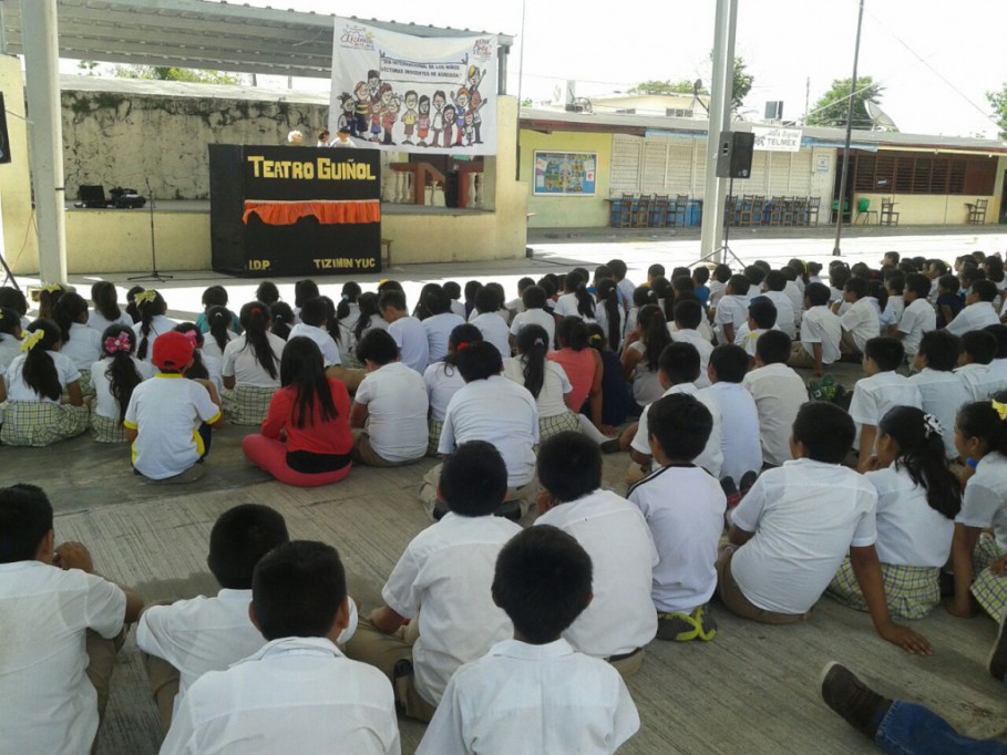 Conmemoran día internacional de niños víctimas de agresión, en Tizimín