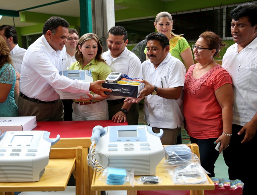 Entregan equipo de rehabilitación a municipios