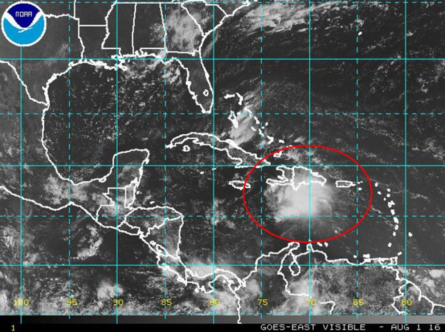 Monitorean zona de instabilidad en el Caribe