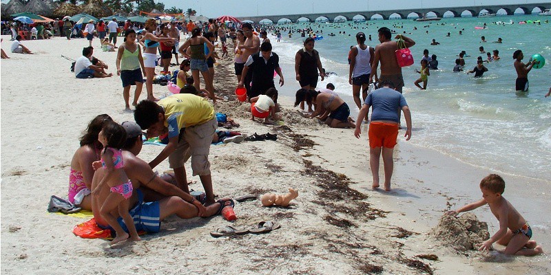 ¿Cuáles son las playas más sucias de Yucatán?