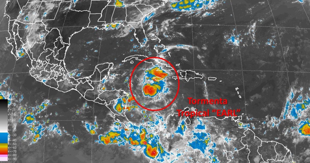 Se forma la Tormenta Tropical Earl