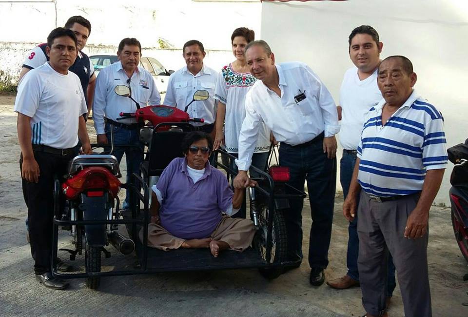 Ayuntamiento y DIF Municipal de Tizimín apoyan a discapacitados