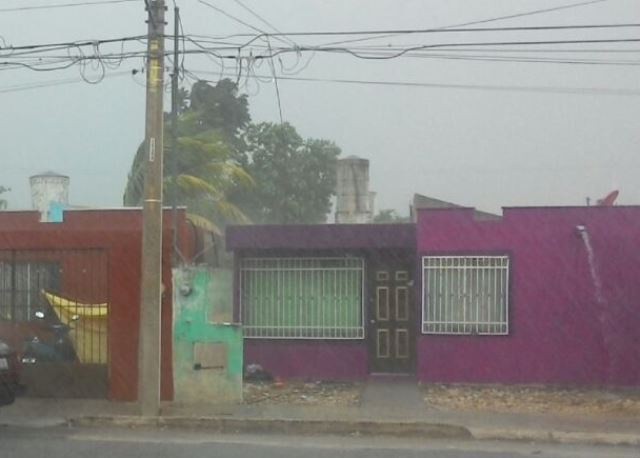 Fuertes lluvias al noreste de Yucatán