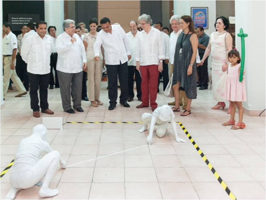 El Gobernador Rolando Zapata inaugura la exposición Julio- Septiembre del MACAY