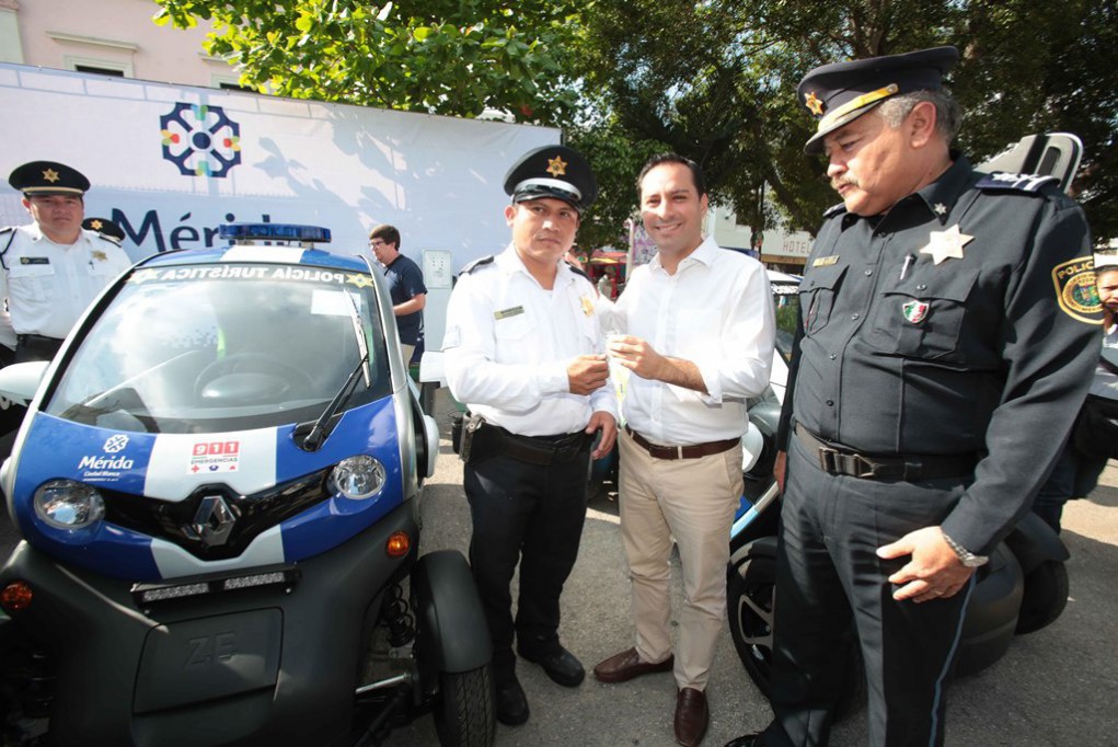 Policía de Mérida cuenta con patrullas eléctricas