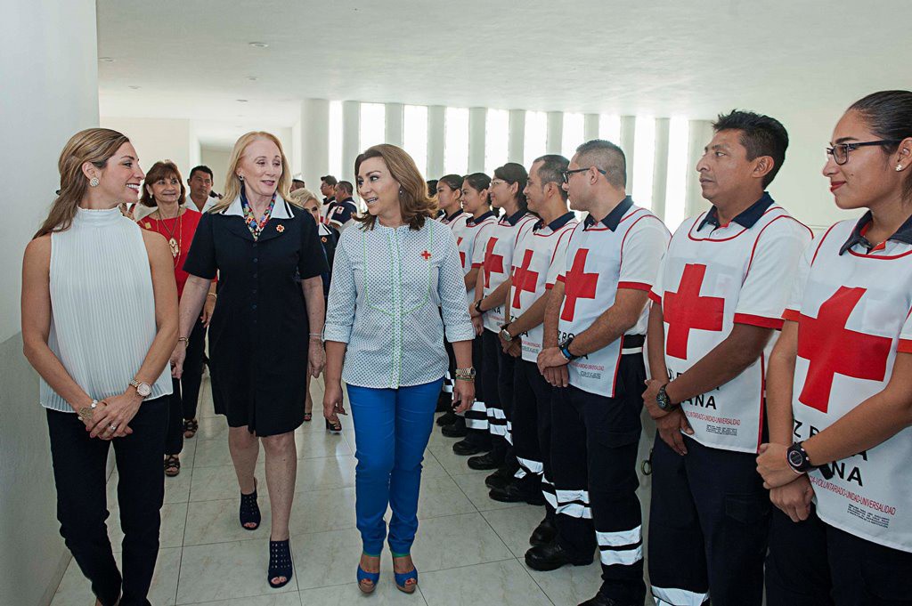 DIF Yucatán apoya la colecta de la Cruz Roja Mexicana
