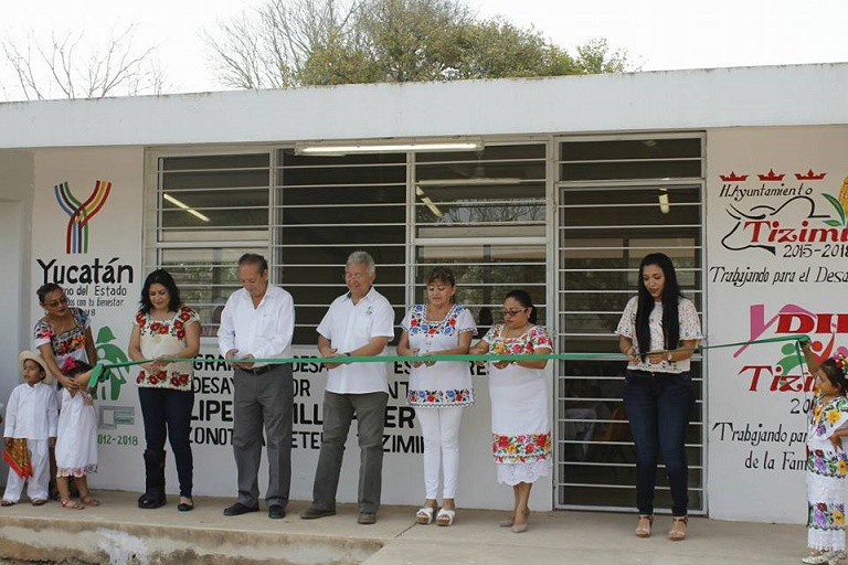 Inauguran 2 comedores calientes en comunidades de Tizimín