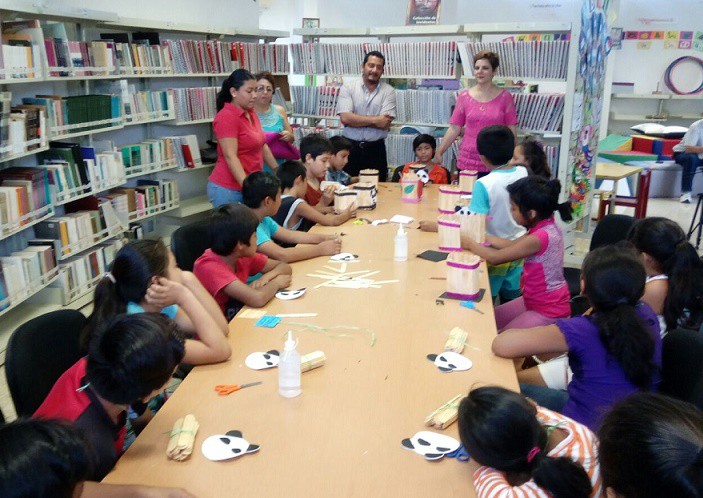  Niños de Tizimín se divierten en bibliotecas públicas