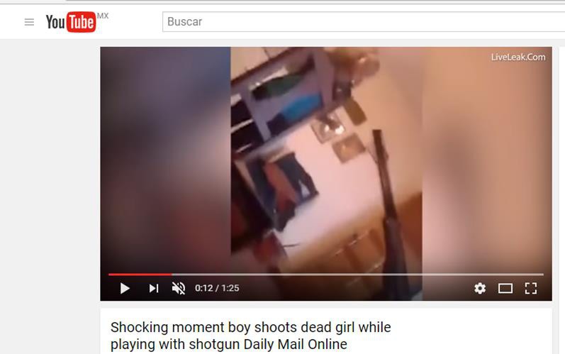 Jugaban con un rifle y una niña de 12 años murió