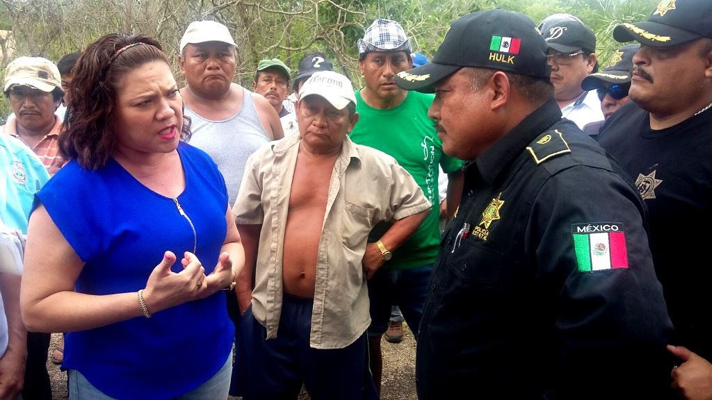 Rosa Adriana evita la destrucción de casas en Chichimilá