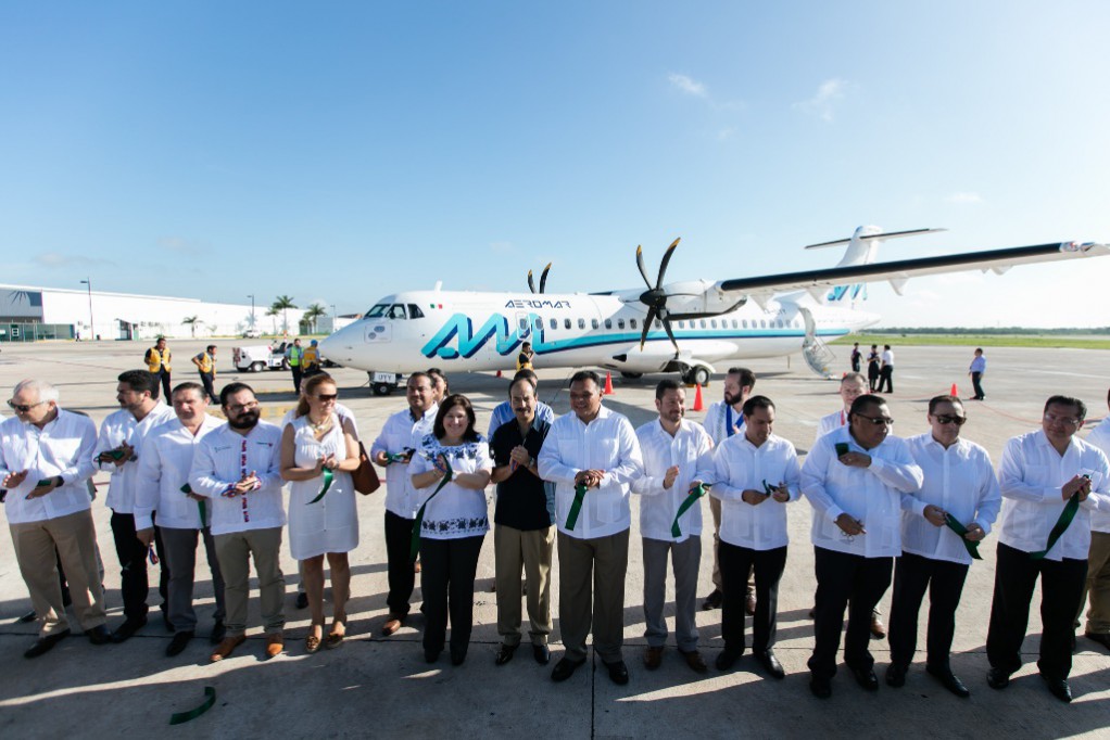 Inicia operaciones ruta Mérida- Cancún de Aeromar.