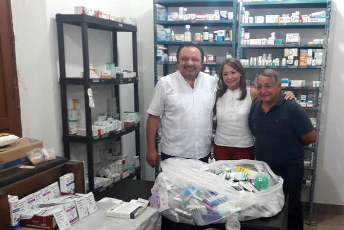 Donan medicamentos a la CNOP Yucatán
