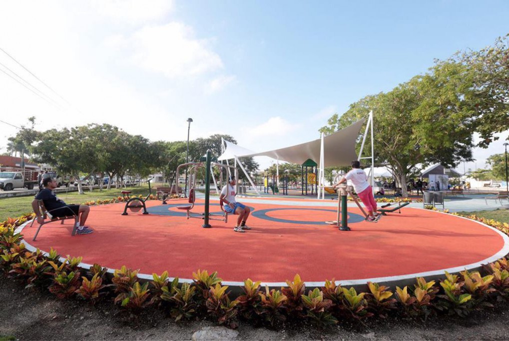 A buen ritmo las obras en parques públicos