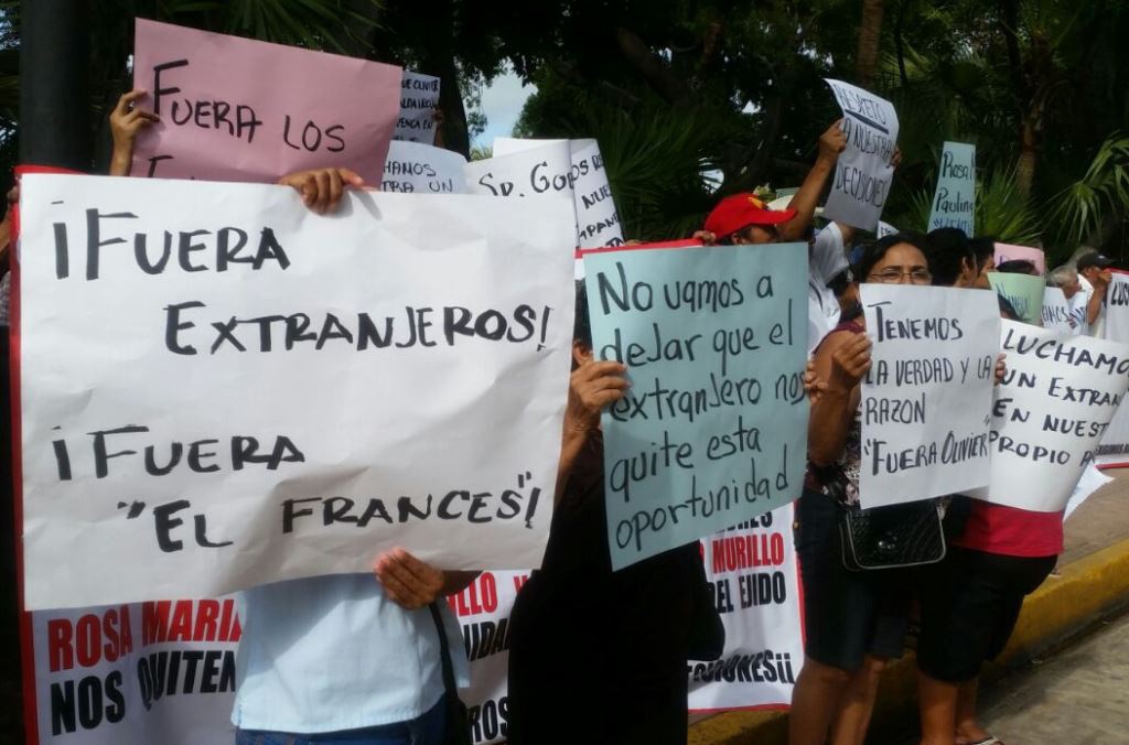 Protesta de ejidatarios de Suma de Hidalgo