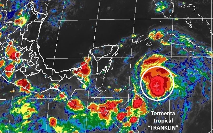 Se forma la tormenta tropical Franklin 