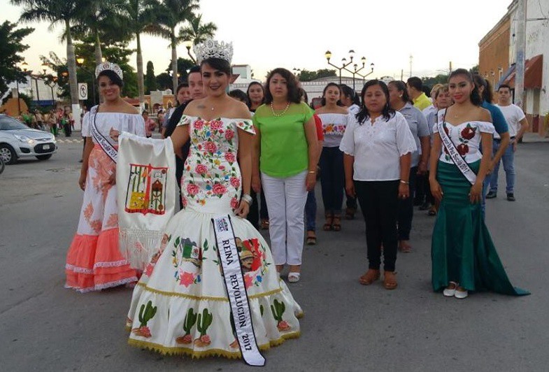 Marcialidad en Sucilá por 107 aniversario de la Revolución