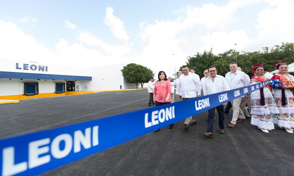Inauguran planta Leoni en Kanasín
