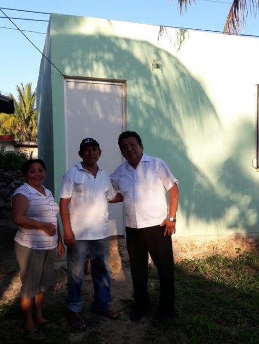Supervisan construcción de acciones de vivienda en Espita
