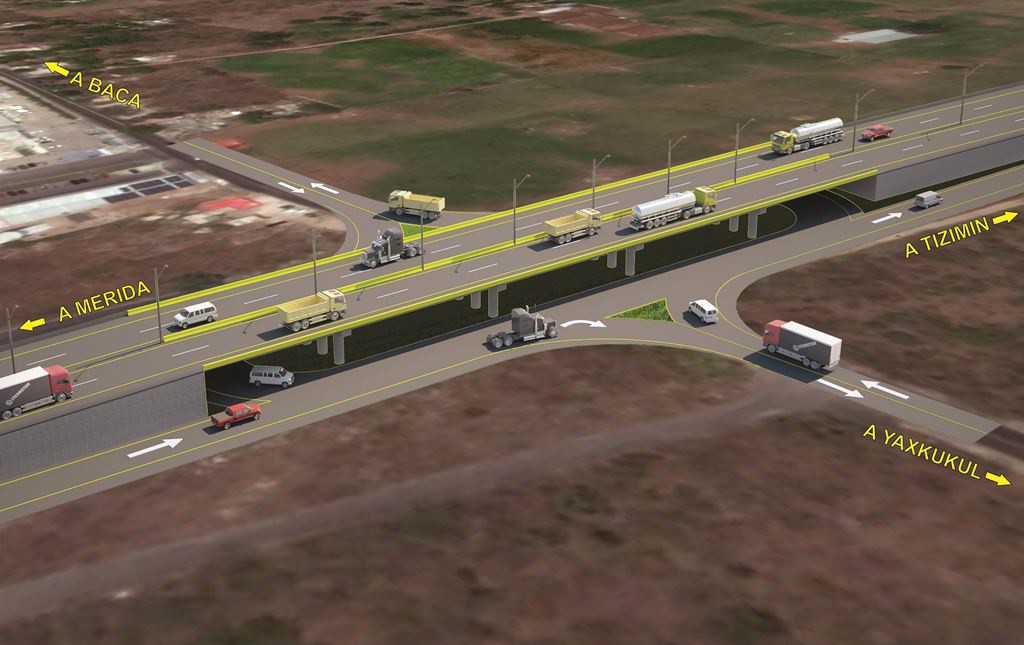 Anuncian construcción del distribuidor vial en Baca