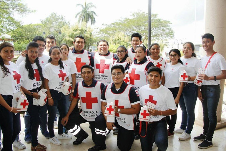 Cruz Roja Tizimín recauda fondos