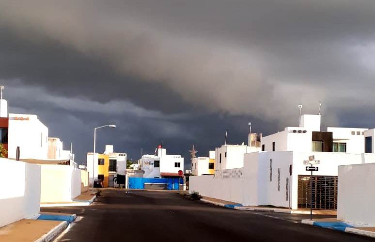 Esperan fuertes tormentas en Yucatán