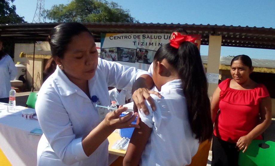 Exhortan en Tizimín completar esquema de vacunación a niños