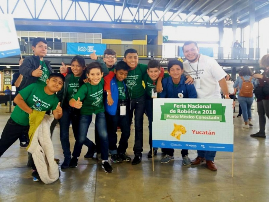 Niños yucatecos ganan concurso de Robótica