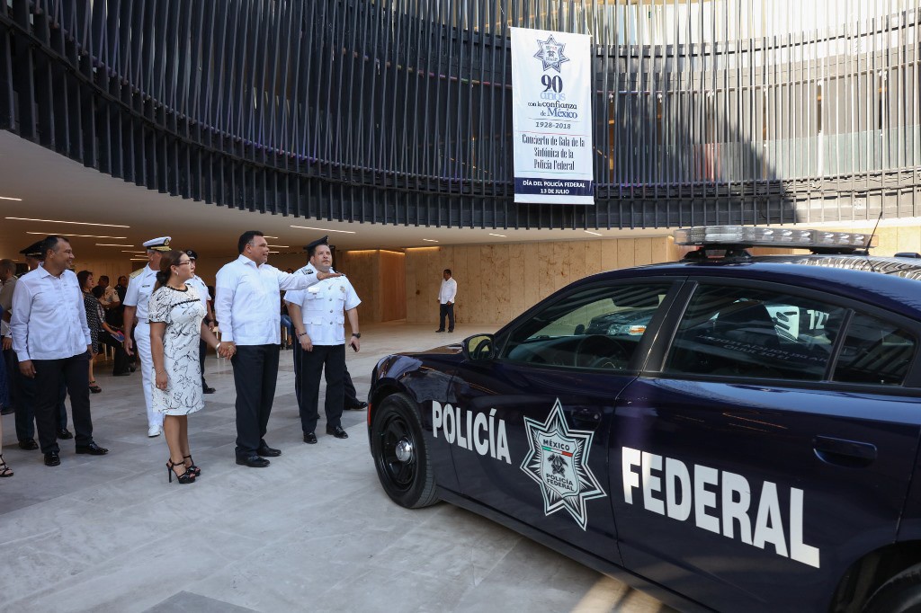 Celebran aniversario de la Policía Federal