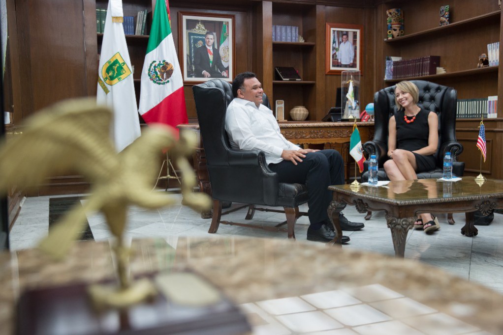Destacan fructífera relación entre Yucatán y Estados Unidos