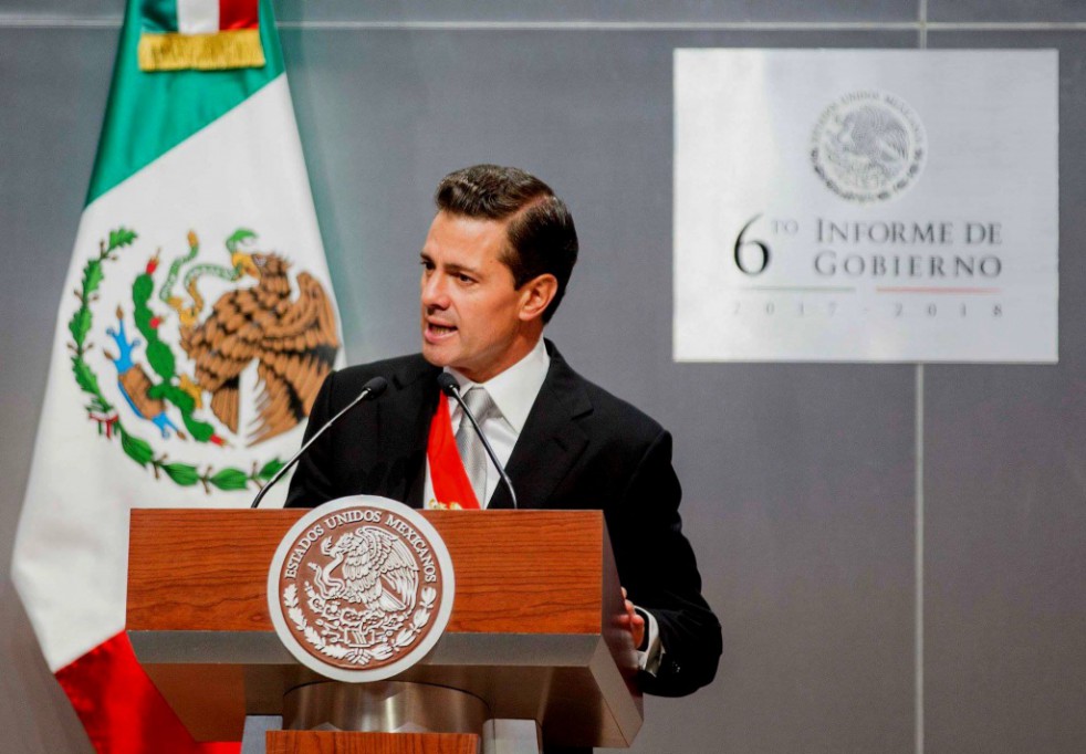 Peña Nieto rinde su último informe de Gobierno