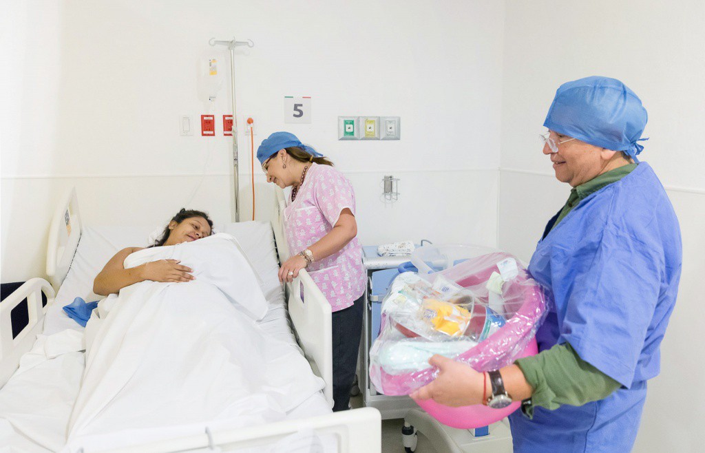 Nace primer bebé en el nuevo Hospital Materno