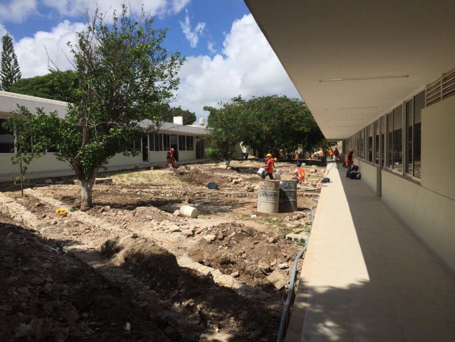 Supervisan obras del nuevo edificio de la UADY