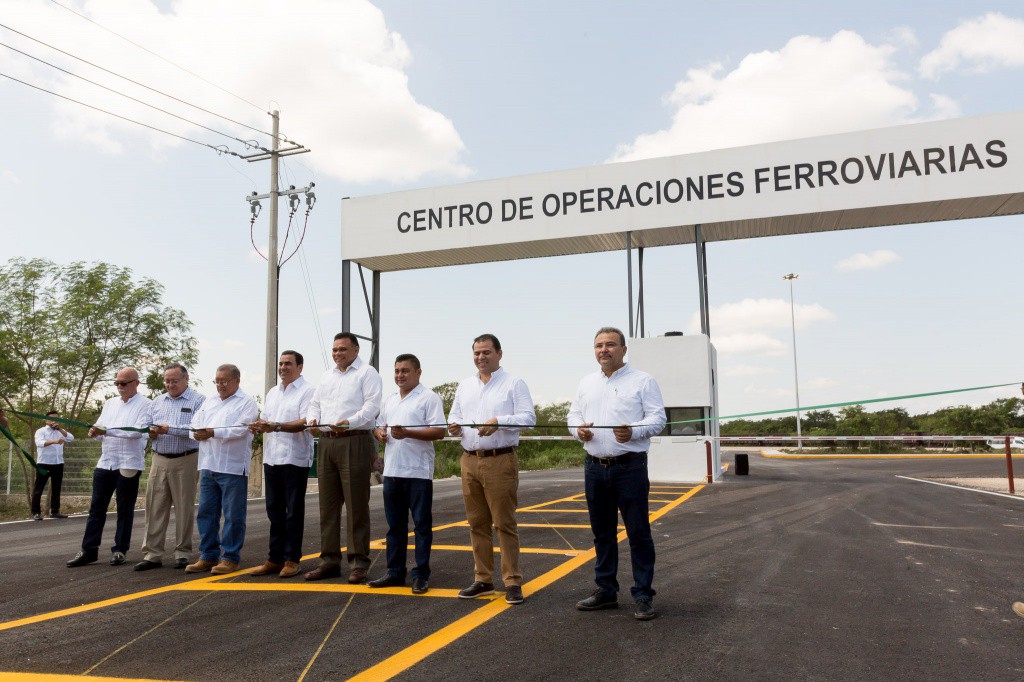 Inauguran Centro de Operaciones Ferroviarias de Yucatán