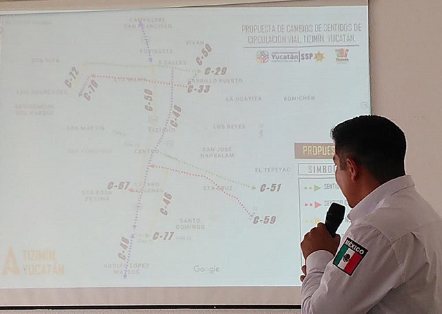 SSP entrega proyecto de reordenamiento vial para Tizimín