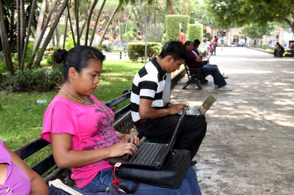 Más de 200 sitos con internet gratuito en Mérida