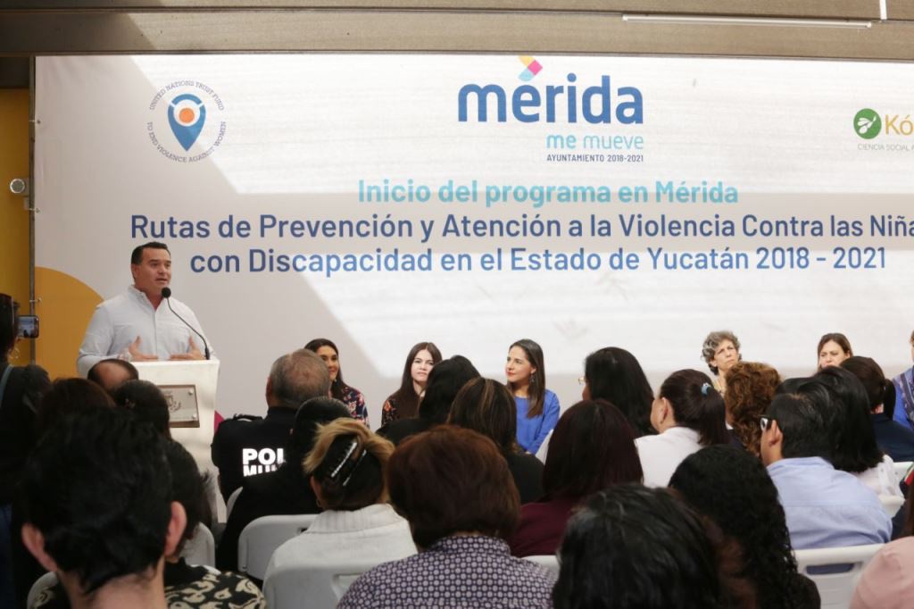 Emprenden acciones para eliminar la violencia en Mérida