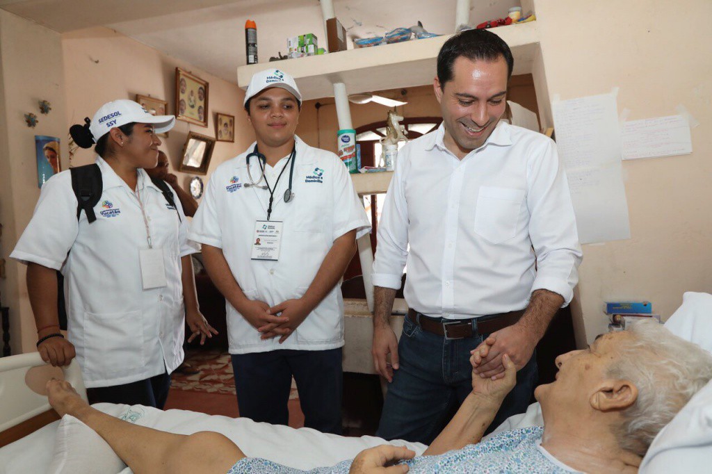 Mauricio Vila acompañó al "Médico a domicilio"