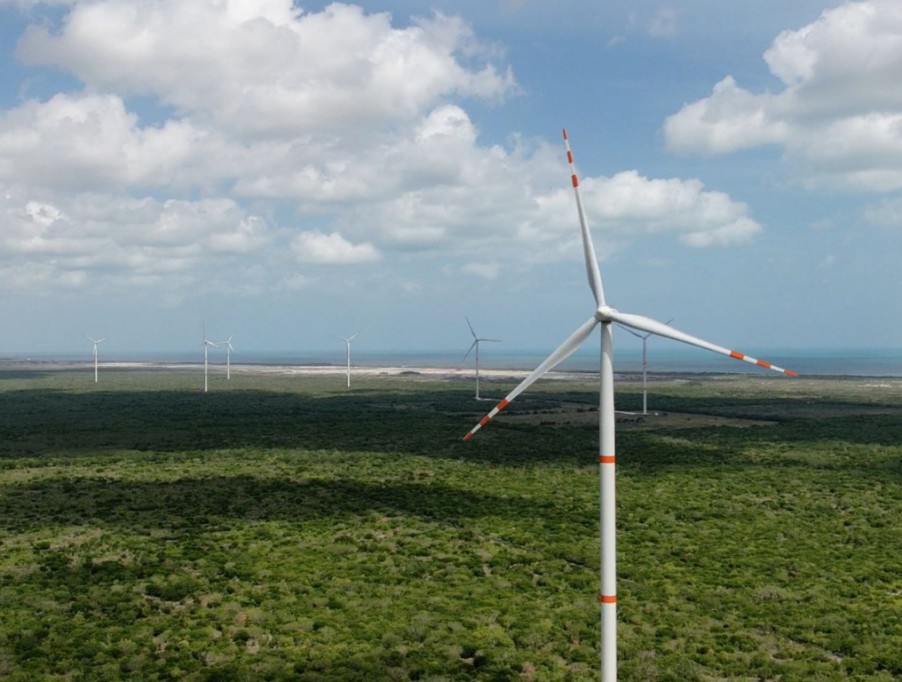 Inauguran parque eólico en Dzilam de Bravo